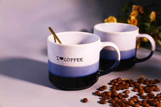 Custom Name/Logo Handmade Ceramic Coffee Mug, Personalized on Side Pottery Mug for Gifts