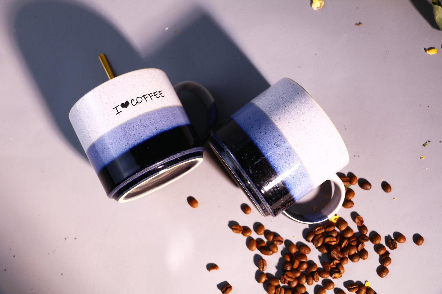 Custom Name/Logo Handmade Ceramic Coffee Mug, Personalized on Side Pottery Mug for Gifts